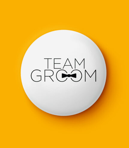 Team Groom Pin