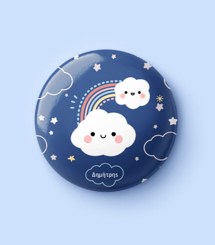 Cute boy Cloud Party Pin