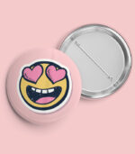 Face Heart Pin