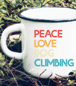 peace Love Dog Climbing