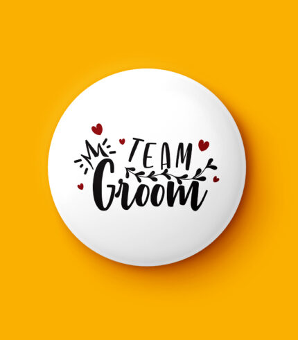 Team Groom Pin