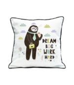 Dream big work hard pillow case