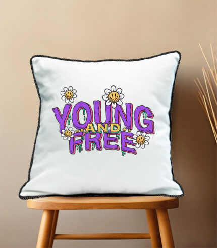 Young and free pillow case