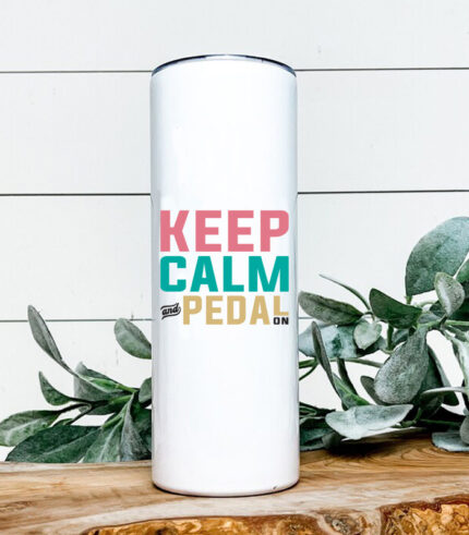 Keep calm and pedal on – Ποτήρι Θερμός 600ml