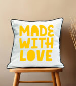 Made with love pillow case