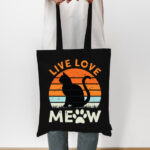 Live Love Meow – Tote Bag