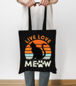 Live Love Meow – Tote Bag