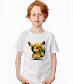 Boy Tshirt monster pokemon white