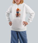 Girl Hoodie white