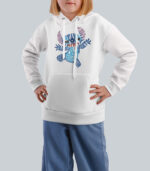 Hoodie stitch white