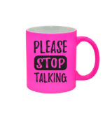 Please stop talking