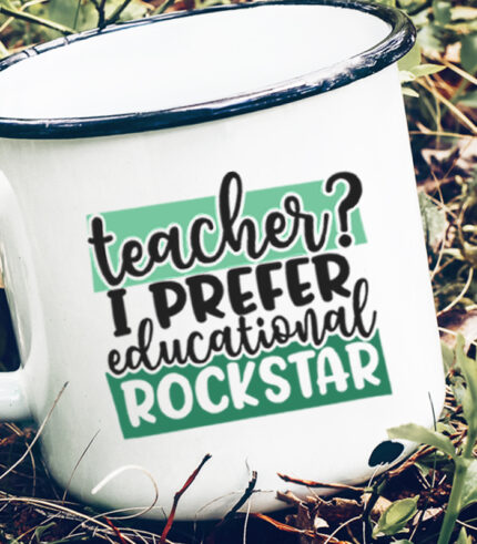 Teacher i prefer educational rockstar