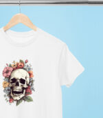 Floral skull