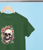 Floral skull