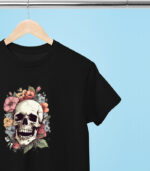 Floral skull