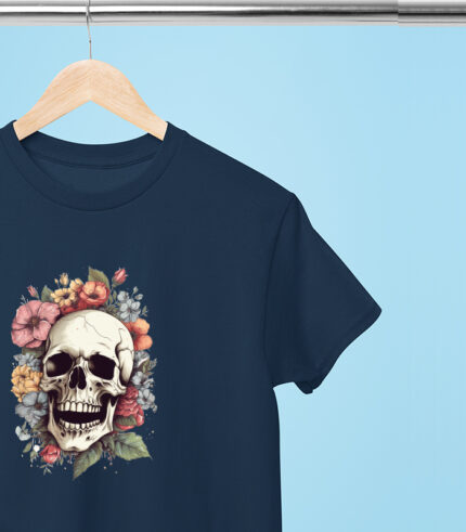 Floral skull