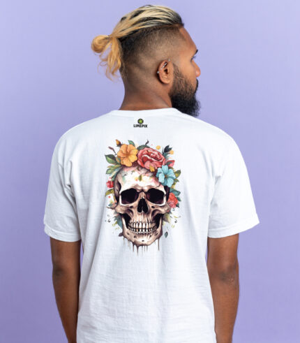 Floral skull