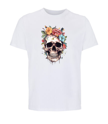 floral skull