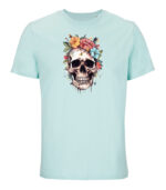 floral skull