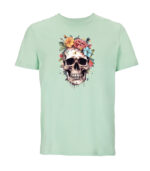 floral skull