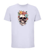 floral skull