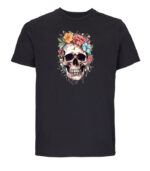 floral skull