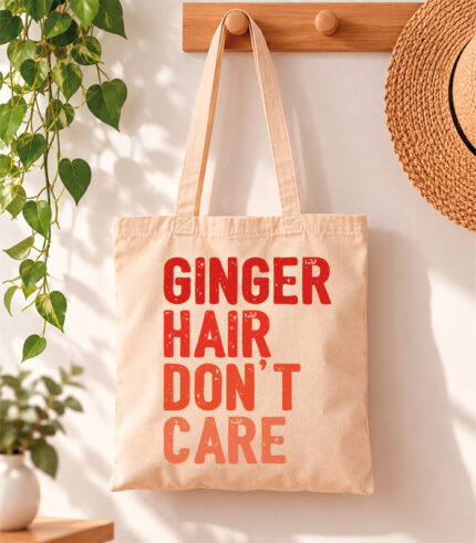 Tote Bag Ginger hair don't care