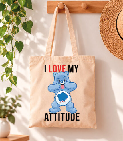 Tote Bag I love my attitude