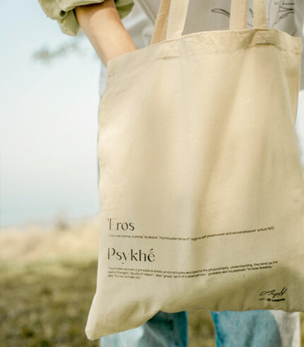 Erotas & Psycke Tote bag