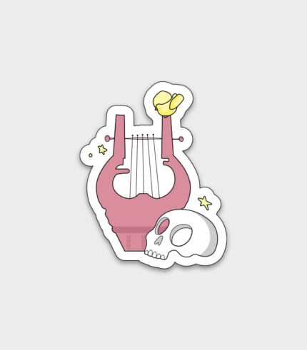 Lyre sticker