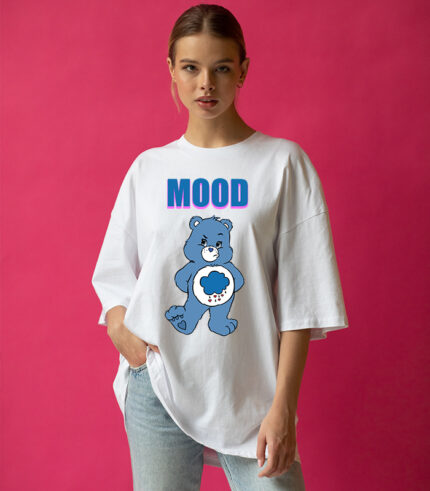 Mood Care Bear Organic Oversized T-Shirt Unisex