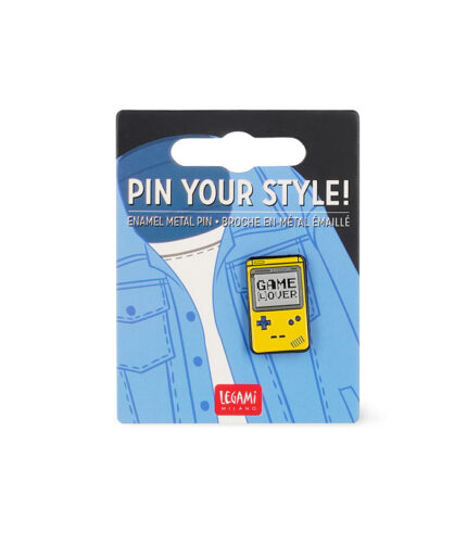 Legami Enamel Metal Pin Your Style! - Game Over