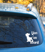 Lion on Board Sticker