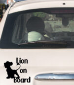 Lion on Board Sticker