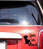 Lion on Board Sticker
