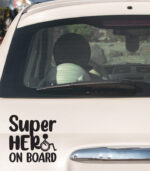Super Hero on Board Sticker