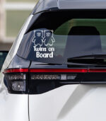Twins on Board Sticker