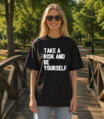 Μπλούζα Take a Risk and be Yourself - Image 3