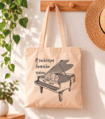 Tote Bag Η καλύτερη δασκάλα πιάνου