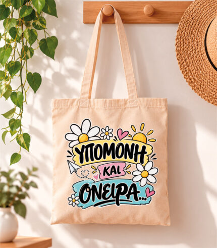 Tote Bag Υπομονή και όνειρα