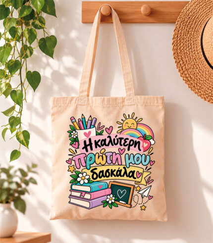 Tote Bag Η καλύτερη πρώτη μου δασκάλα