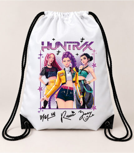 Τσάντα Πλάτης με Κορδόνια – K-pop Huntrix