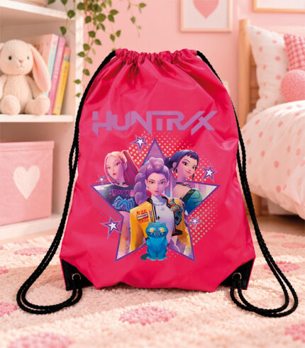 Τσάντα Πλάτης με Κορδόνια – K-pop Huntrix