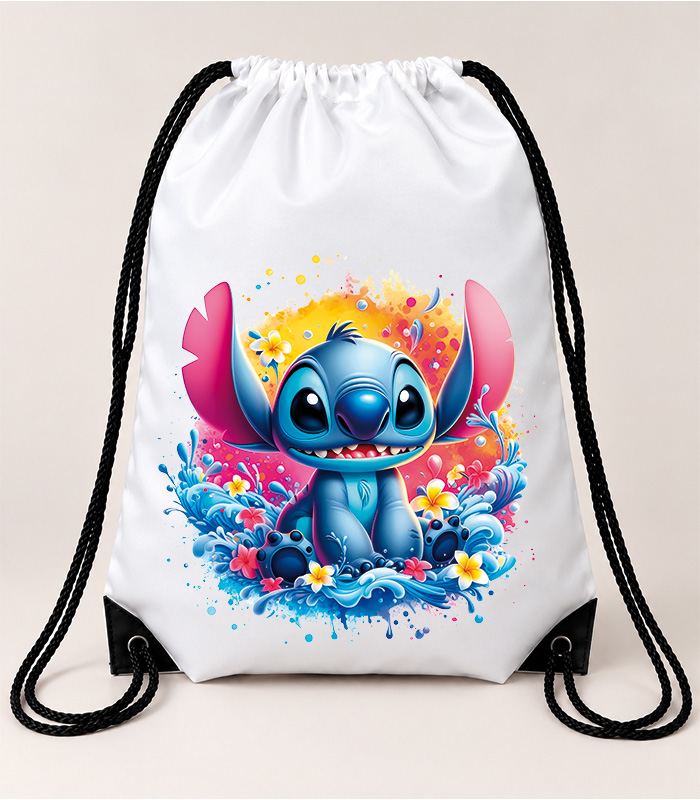 Stitch summer3 Τσάντα Πλάτης με Κορδόνια – Stitch