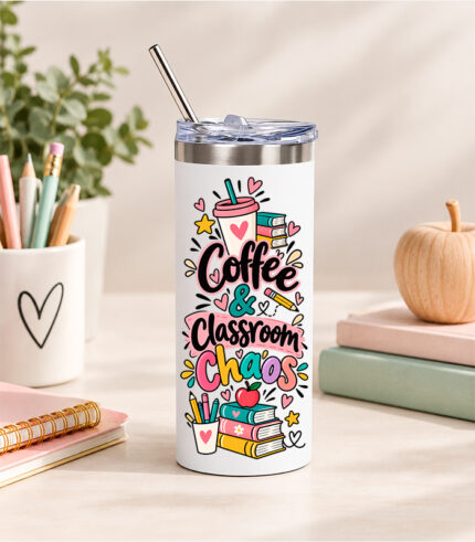 Coffe & classroom chaos - Ποτήρι Θερμός 480ml