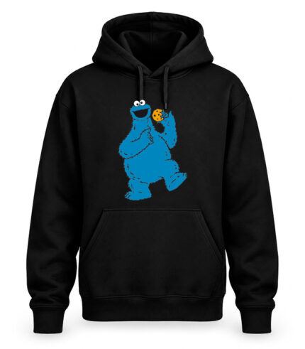 Unisex Φούτερ με Κουκούλα – Cookie Monster