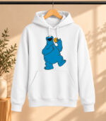 Unisex Φούτερ με Κουκούλα – Cookie Monster