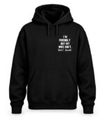 Φούτερ με Κουκούλα – I'm friendly but my wife isn't