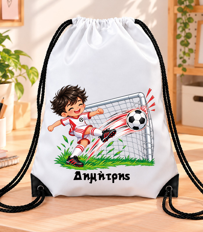 Τσάντα Πλάτης με Κορδόνια – Ποδόσφαιρο