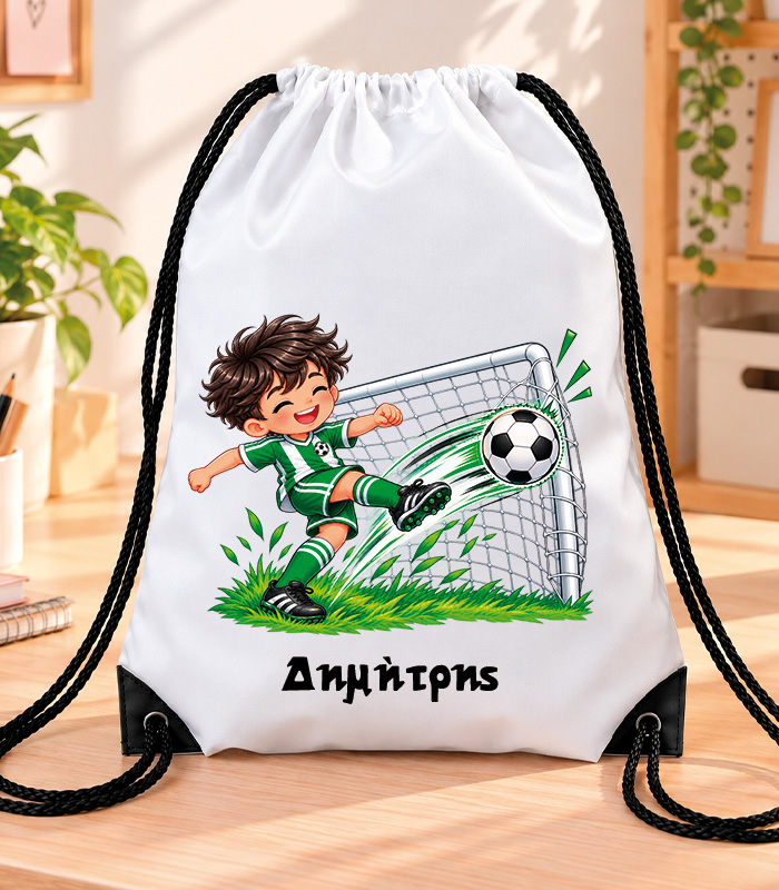 Τσάντα Πλάτης με Κορδόνια – Ποδόσφαιρο